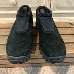 Salomon Black Suede Ankle Booties